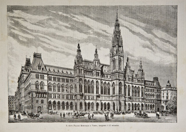 Il nuovo Palazzo Municipale di Vienna, inaugurato il 12 settembre