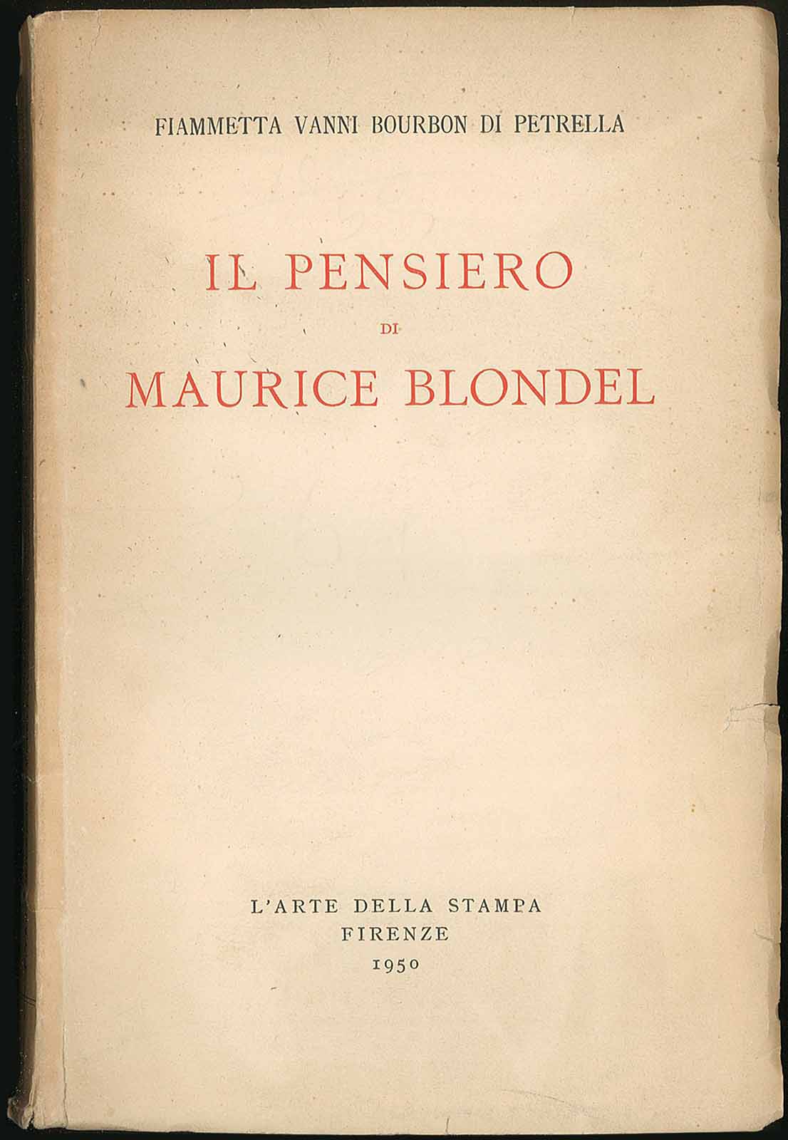 Il pensiero di Maurice Blondel
