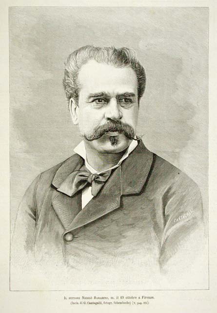 Il pittore Nicolò Barabino, m. il 19 ottobre a Firenze