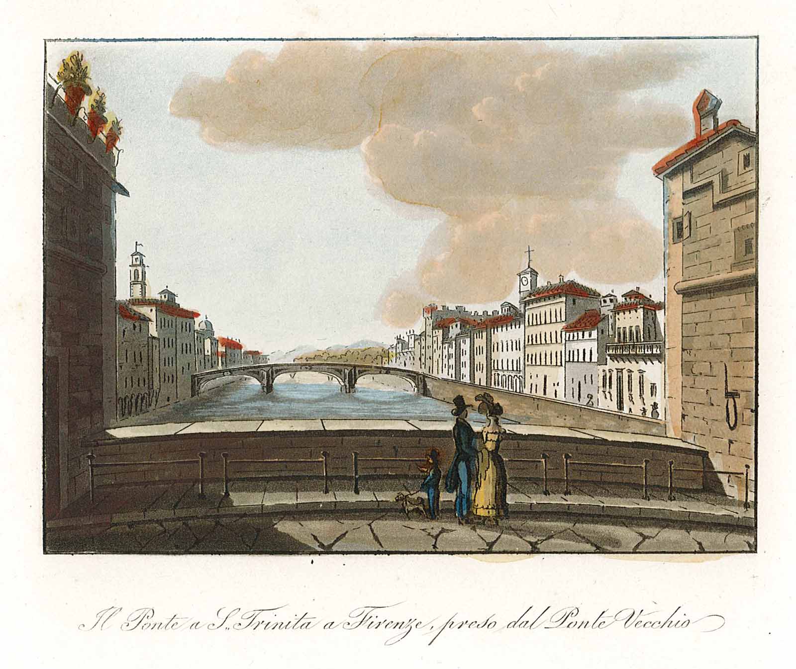 Il Ponte a S.a Trinita a Firenze preso dal Ponte …