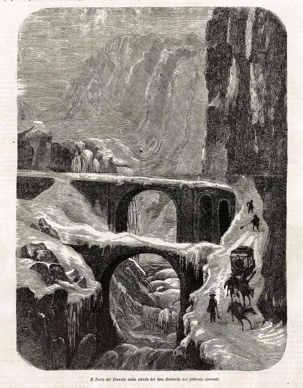 Il Ponte del Diavolo sulla strada del San Gottardo nel …