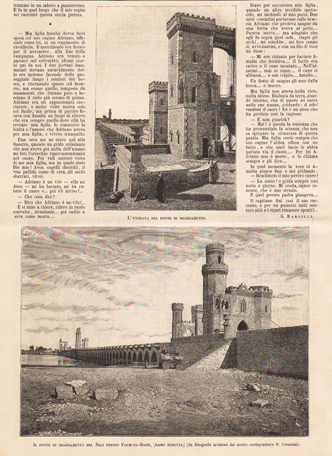 Il ponte di sbarramento del Nilo presso Foum-el-Bahr - L’entrata …