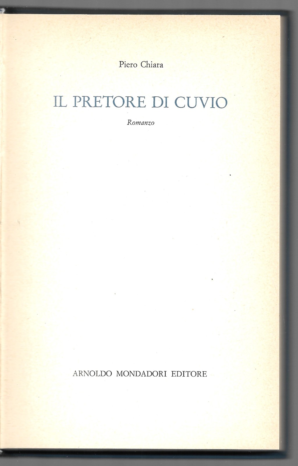 Il pretore di Cuvio