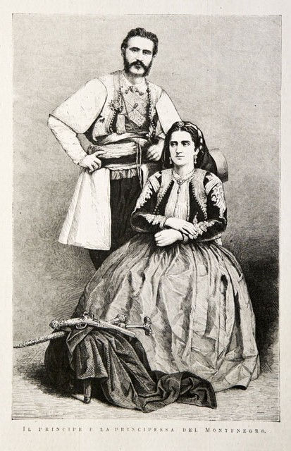 Il principe e la principessa del Montenegro