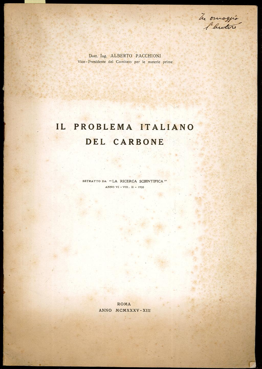 Il problema italiano del carbone