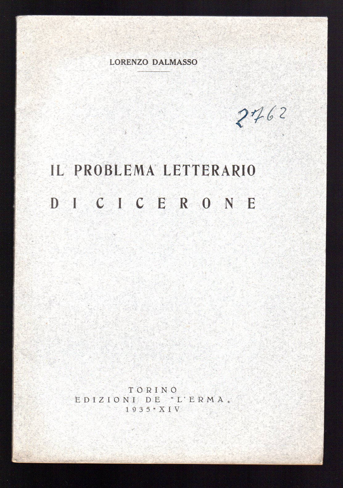 Il problema letterario di Cicerone