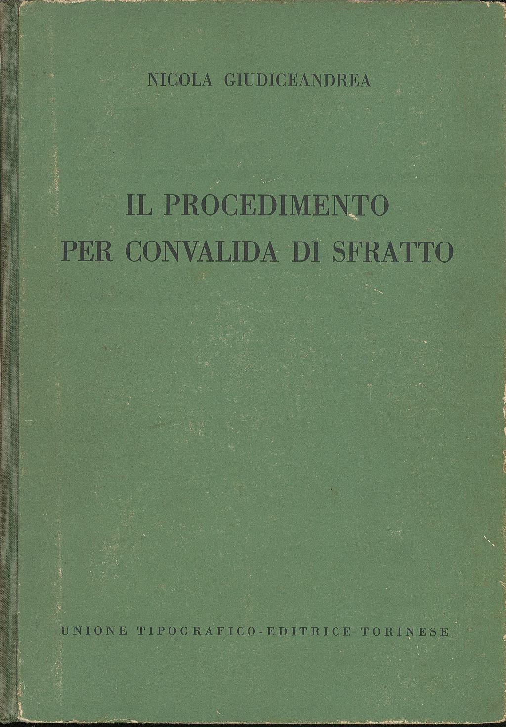Il procedimento per convalida di sfratto