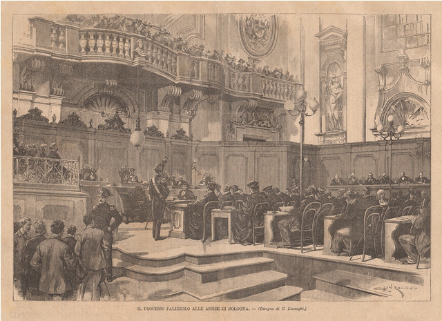 Il processo Palizzolo alle assise di Bologna