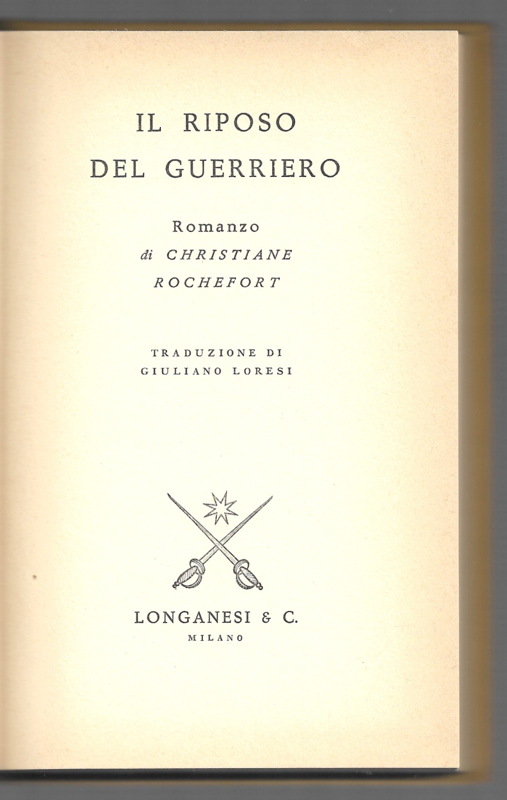 Il riposo del guerriero