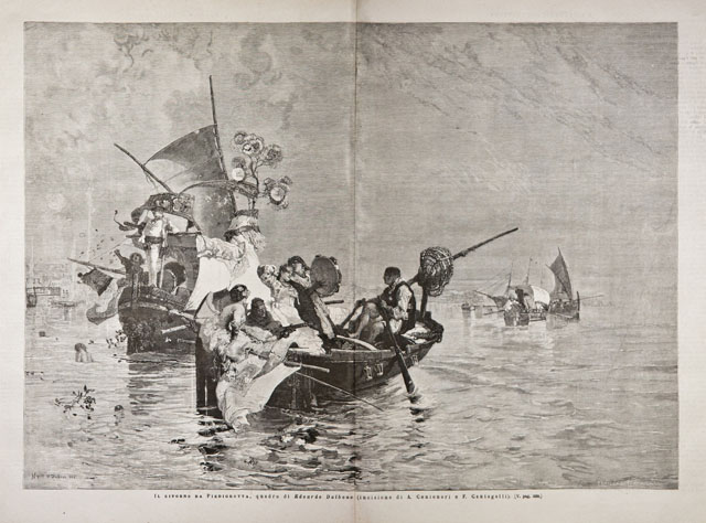 Il ritorno da Piedigrotta, quadro di Edoardo Dalbono