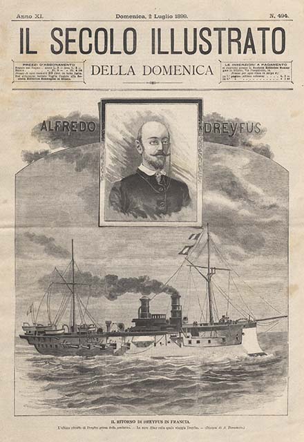 Il ritorno di Dreyfus in Francia