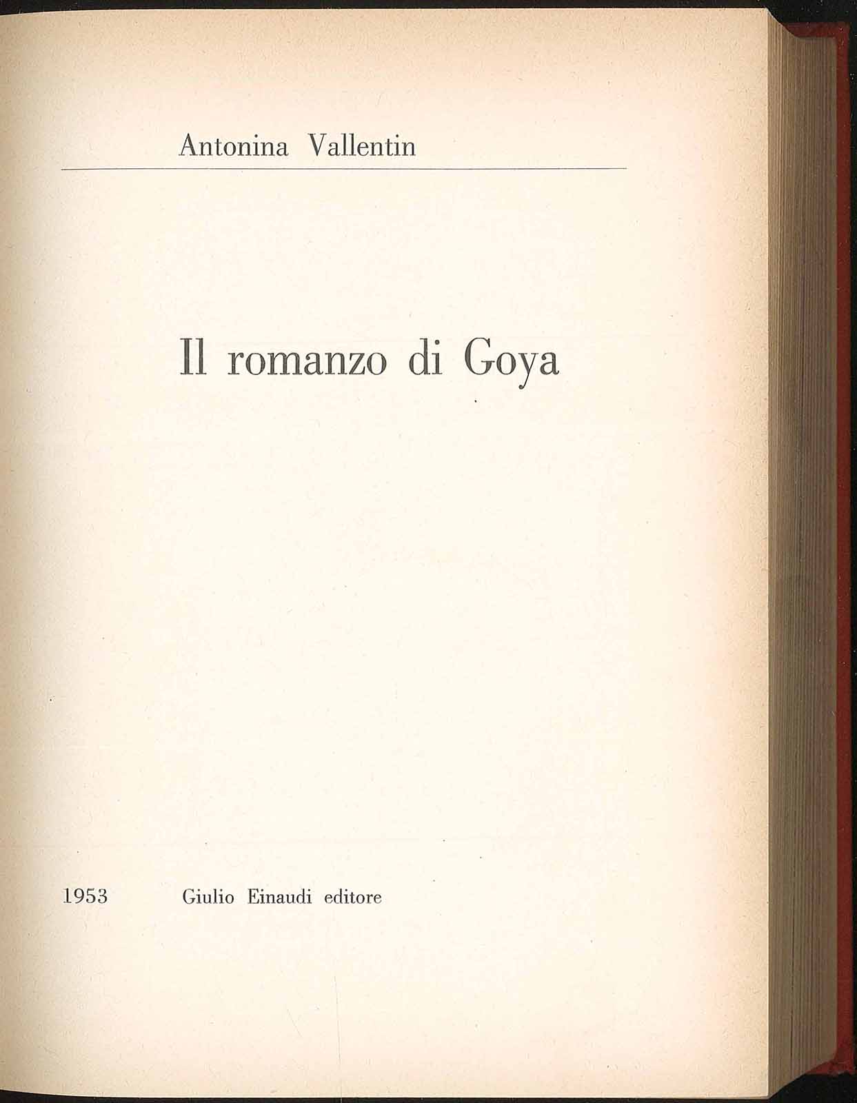 Il romanzo di Goya