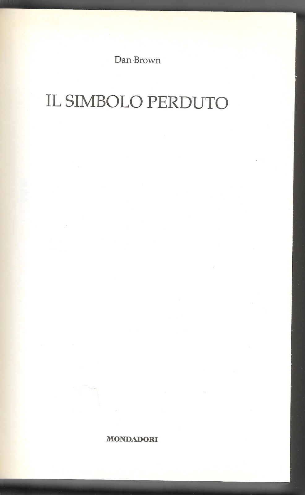 Il simbolo perduto