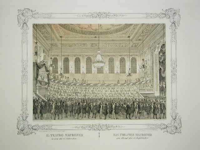 Il Teatro Mauroner / la sera del 15 Settembre