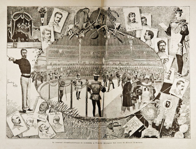 Il torneo internazionale di scherma a Torino