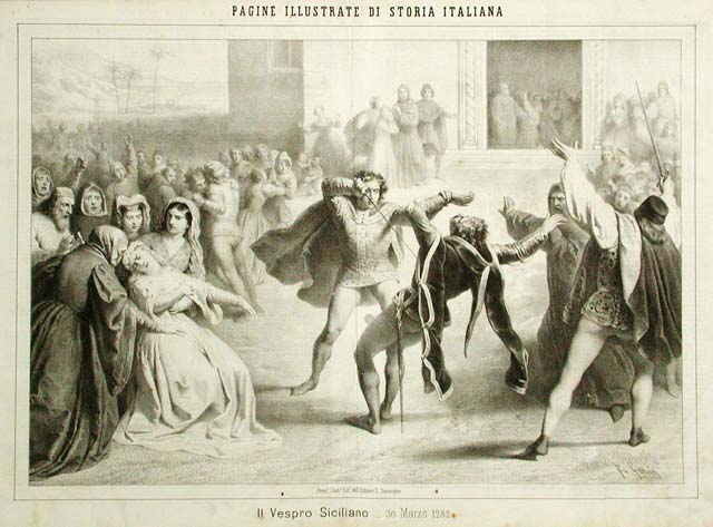 Il Vespro Siciliano. 30 Marzo 1282