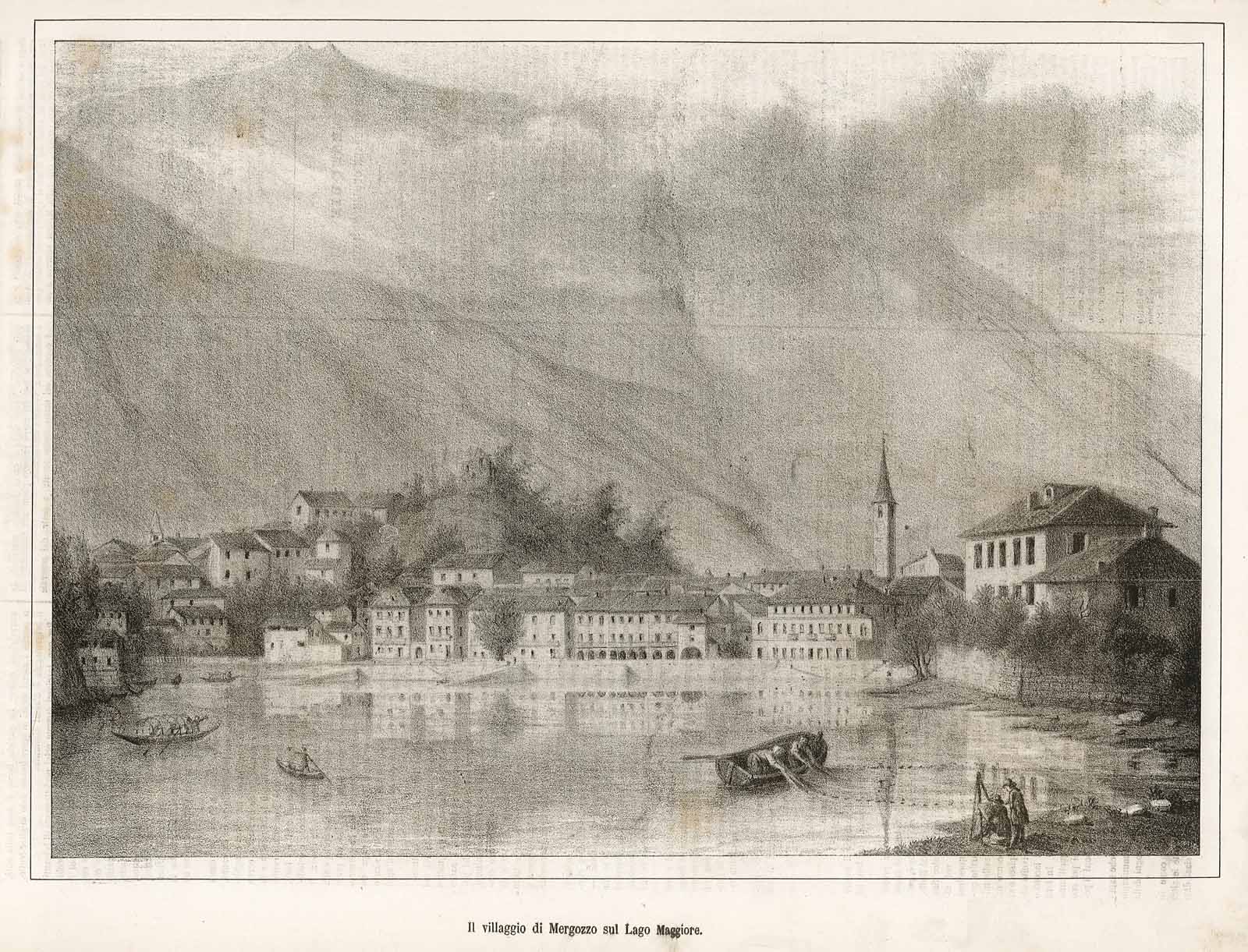 Il villaggio di Mergozzo sul Lago Maggiore