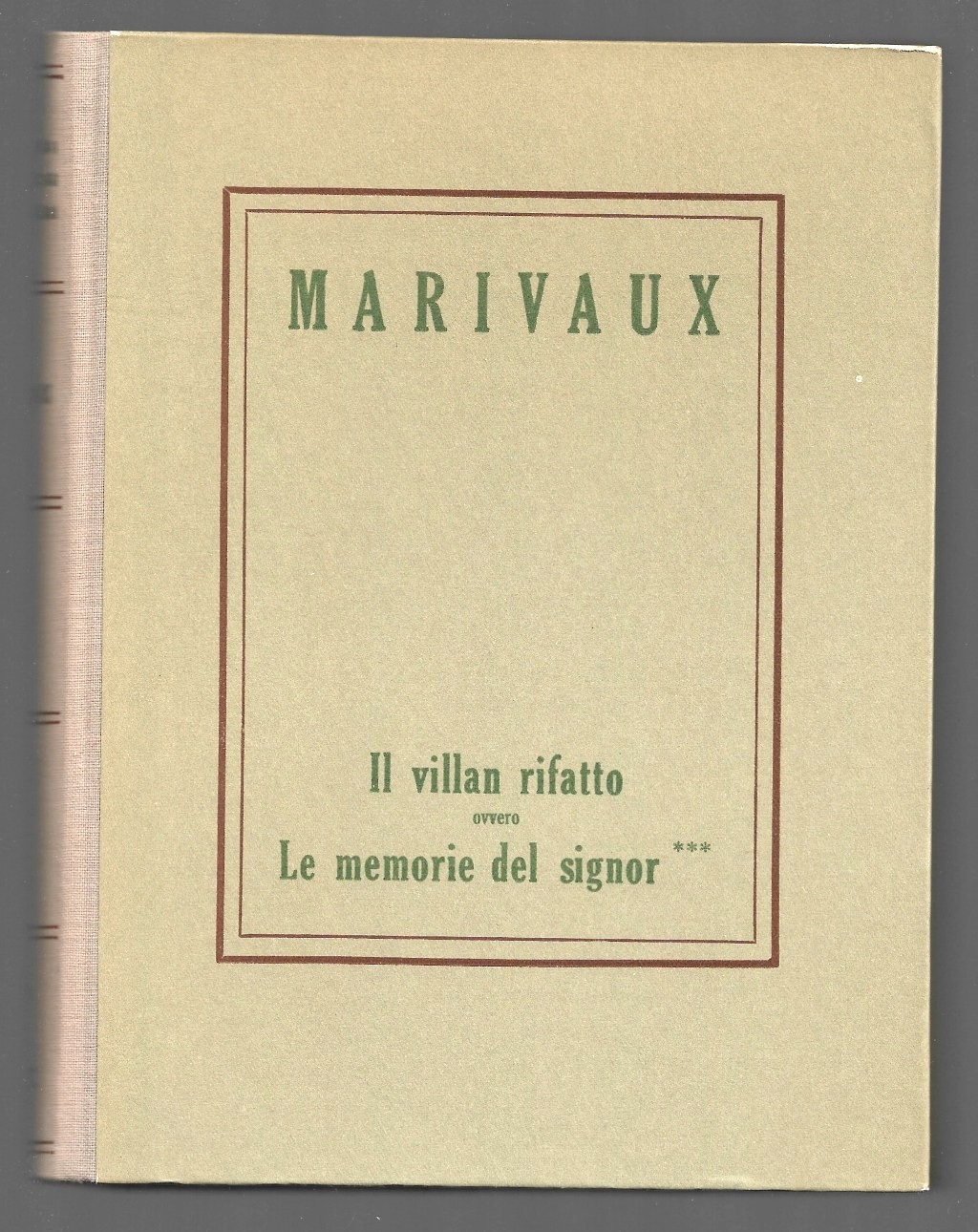 Il villan rifatto ovvero Le memorie del signor ***