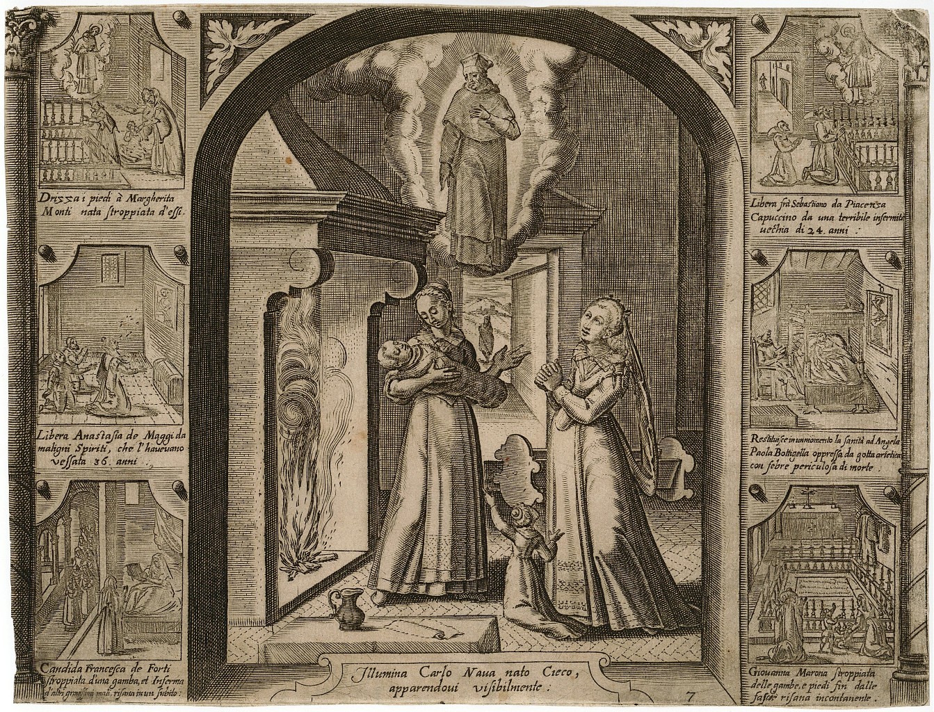 Illumina CarloNava, nato Cieco, apparendovi visibilmente