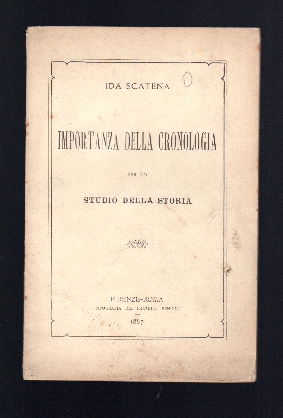 Importanza della cronologia per lo studio della Storia