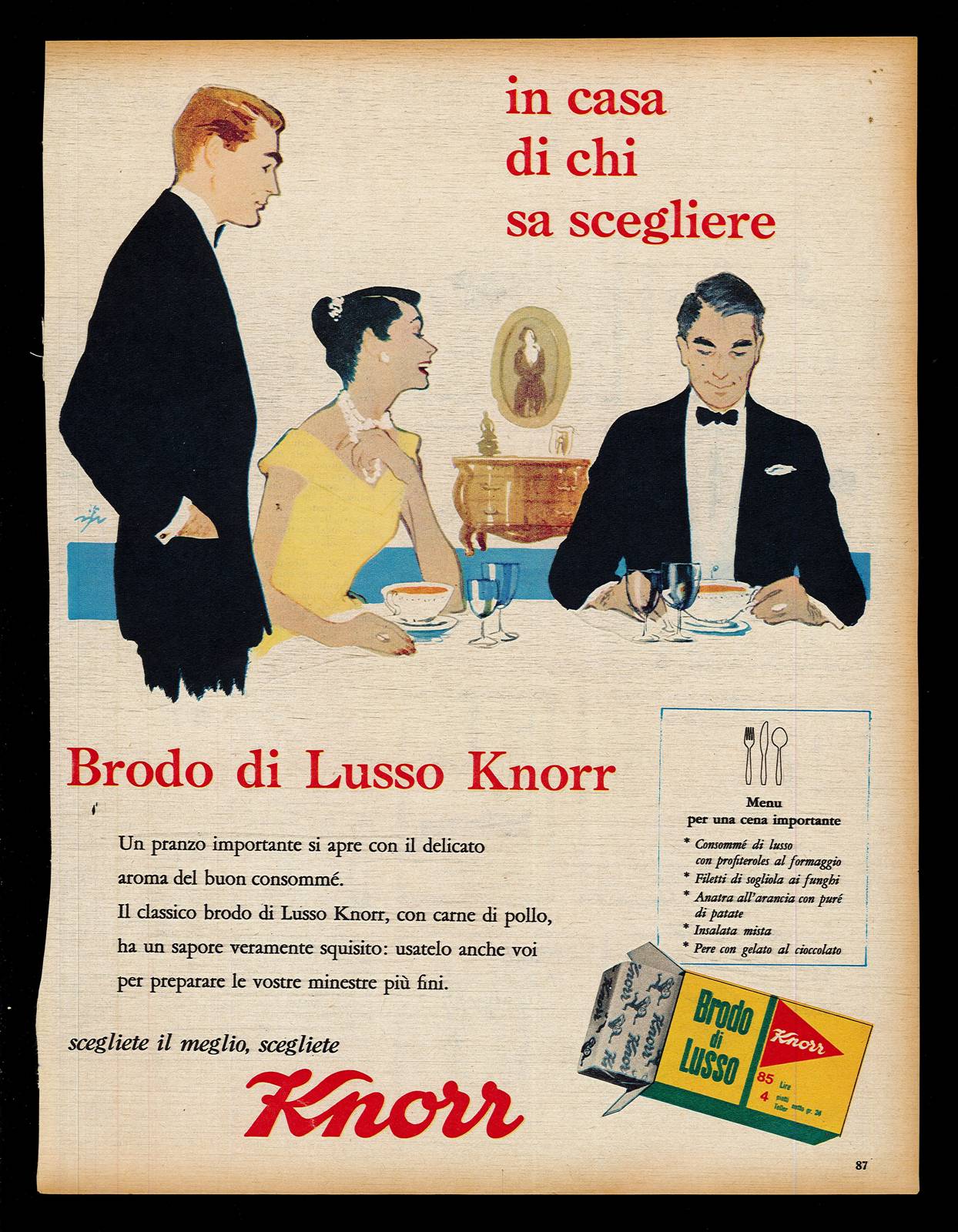 In casa di chi sa scegliere Brodo di Lusso Knorr