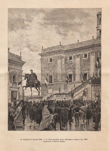 In memoria di Aurelio Saffi - La Proclamazione della Repubblica …