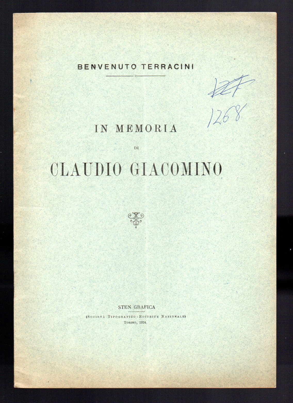 In memoria di Claudio Giacomino
