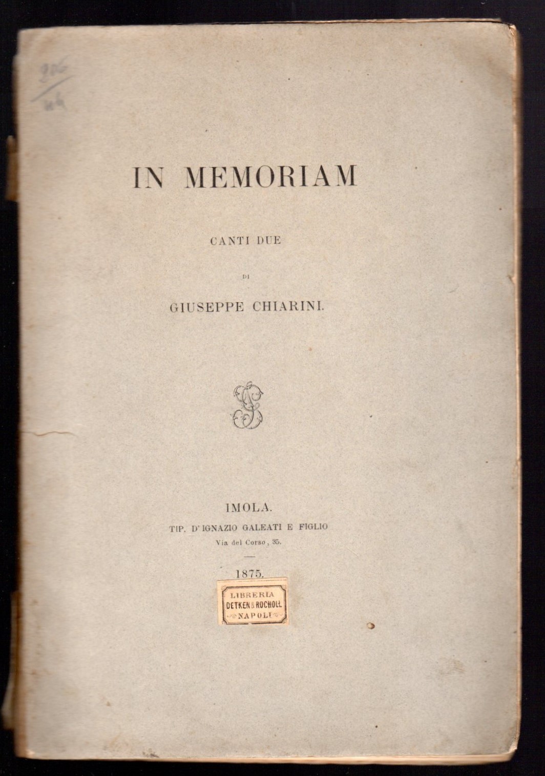 In memoriam - Canti due