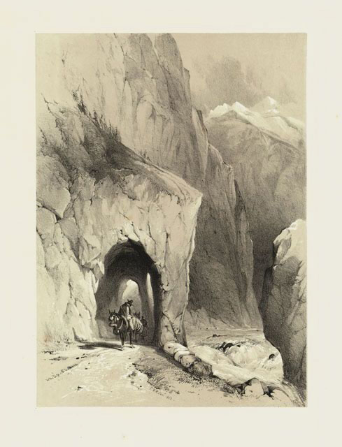 In the pass of St. Gothard