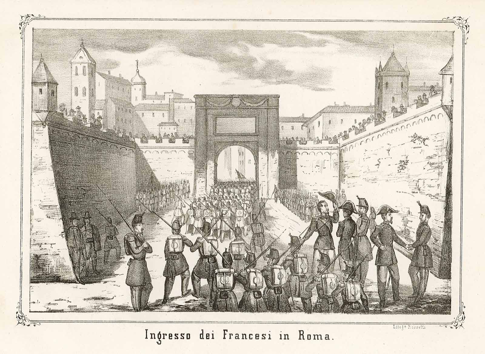 Ingresso dei Francesi in Roma