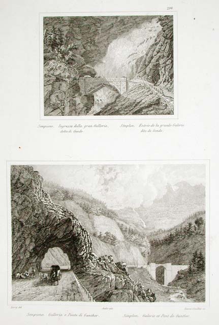 Ingresso della Gran Galleria detta di Gondo - Galleria e …