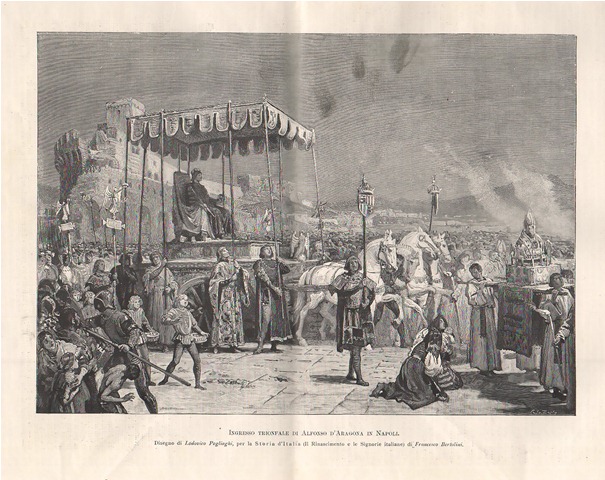 Ingresso trionfale di Alfonso d’Aragona in Napoli