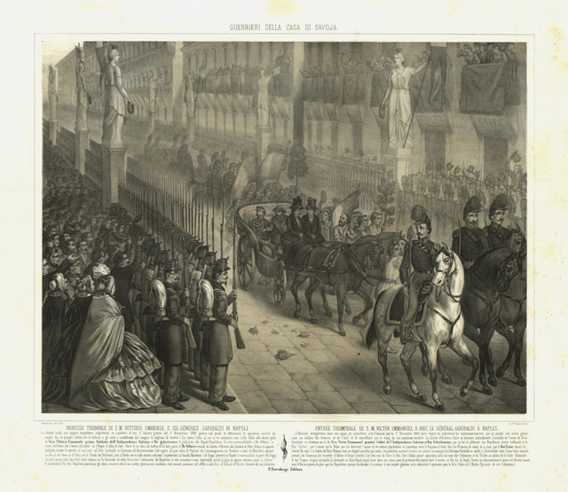 Ingresso trionfale di S. M. Vittorio Emanuele II col Generale …