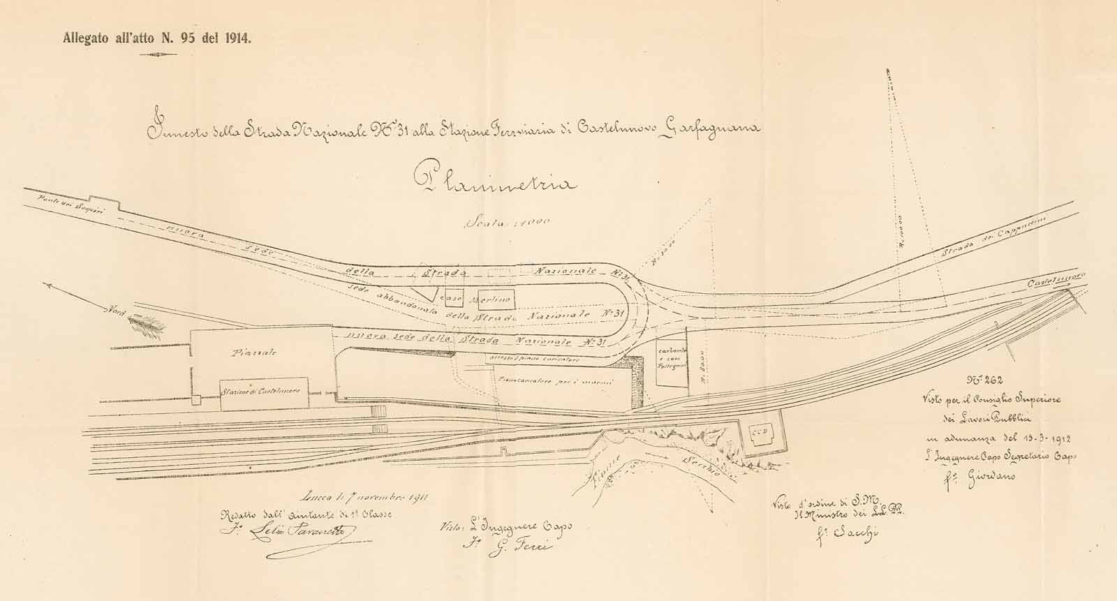 Innesto della Strada Nazionale N° 31 alla Stazione Ferroviaria di …