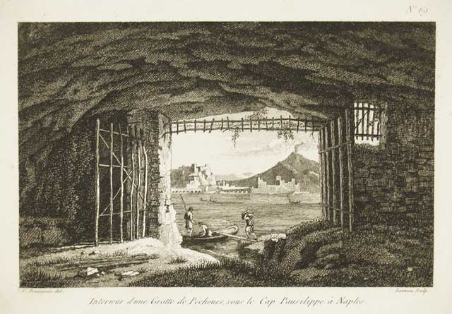 Intérieur d'une Grotte de Pécheurs sous le Cap Pausillipe à …