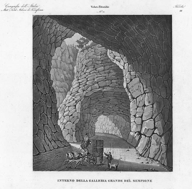 Interno della Galleria Grande del Sempione