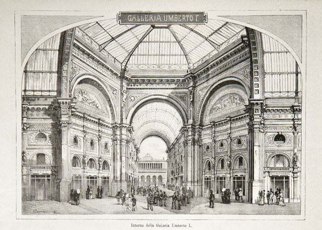 Interno della Galleria Umberto I°