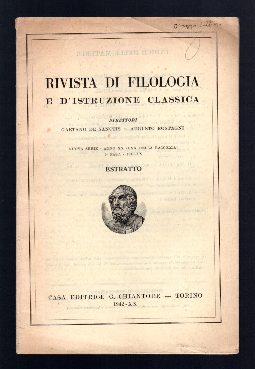 Intorno alla cronologia di Semocrito