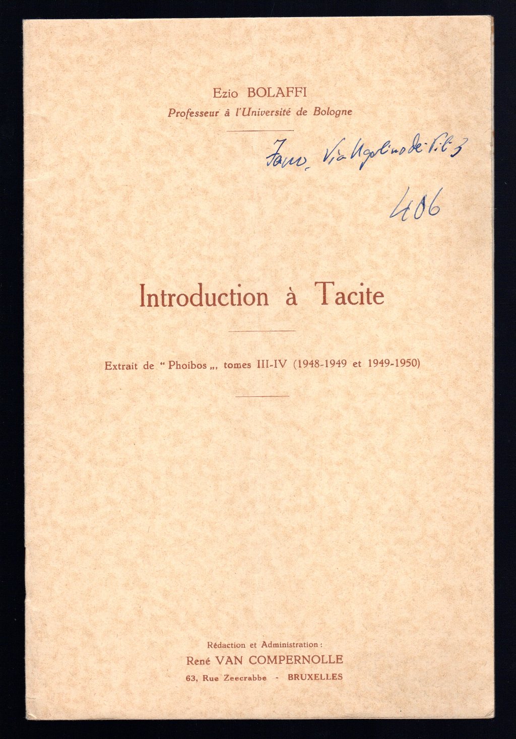 Introduction à Tacite