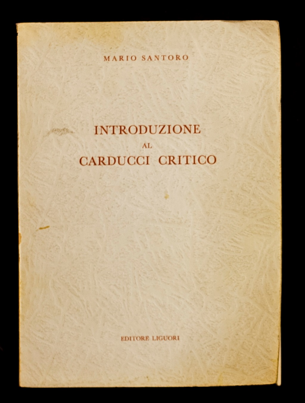 Introduzione al Carducci critico