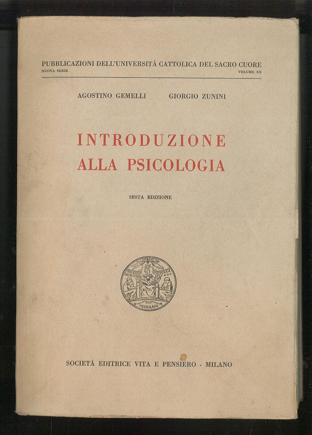 Introduzione alla psicologia