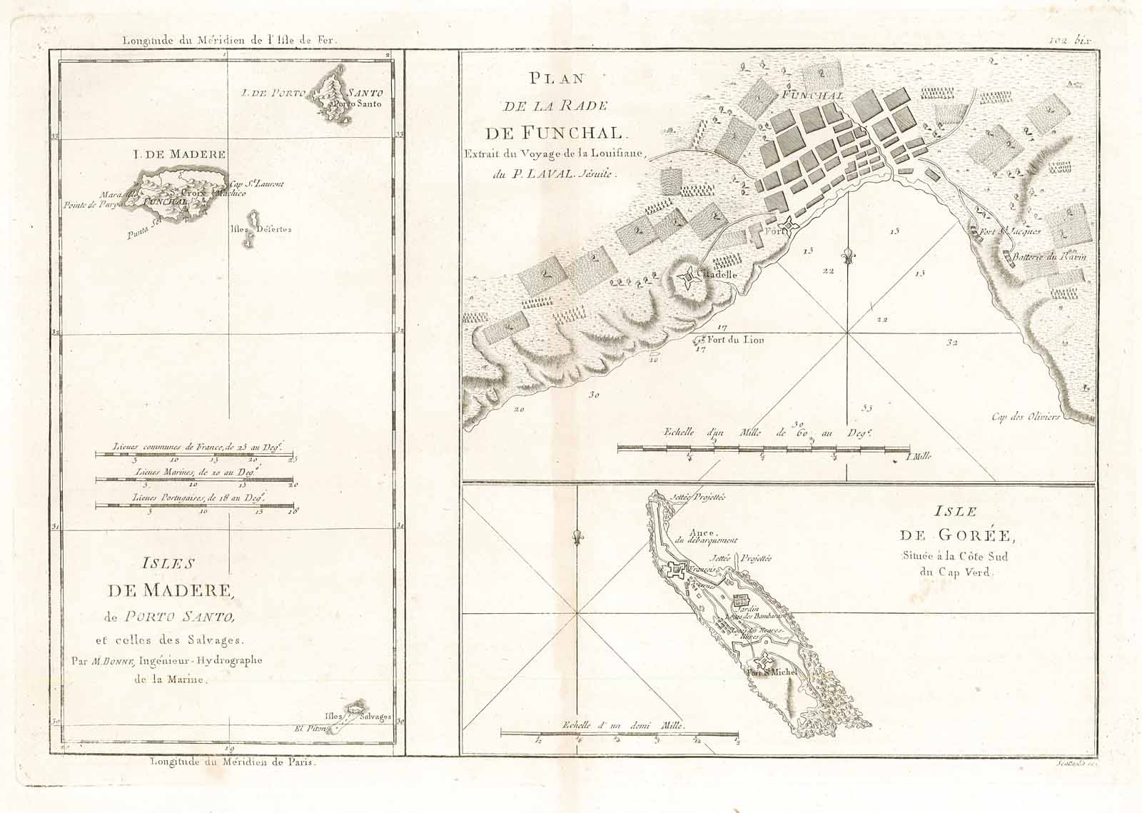 Isles de Madere de Porto Santo et celles des Salvages