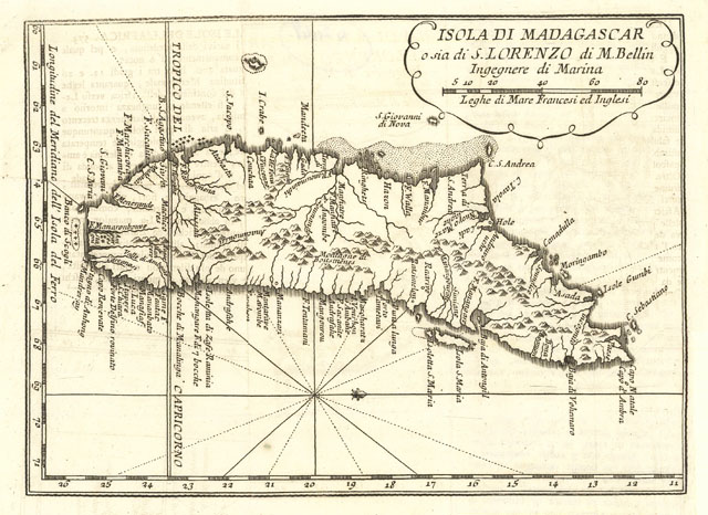 Isola di Madagascar o sia di S. Lorenzo .