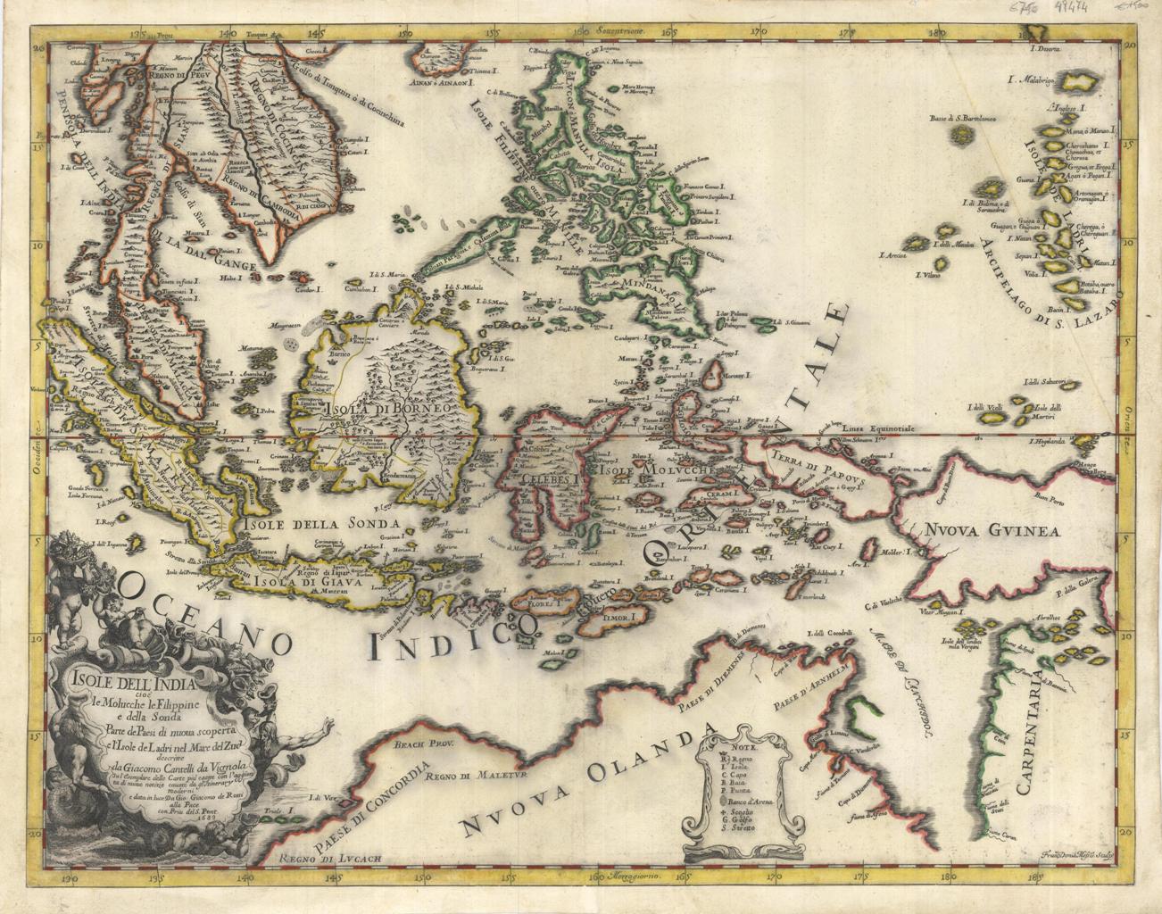 Isole dell'India cioe le Molucche, le Filippine e della Sonda …