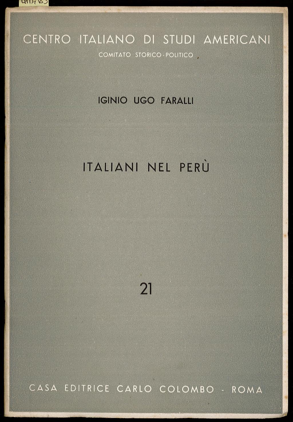 Italiani nel Perù