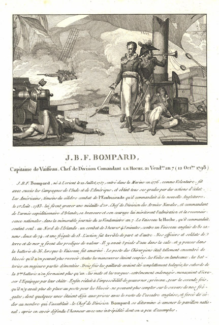 J.B.F. Bompard Capitaine deVaisseau, Chef de Division Comandant Le Hoche. …