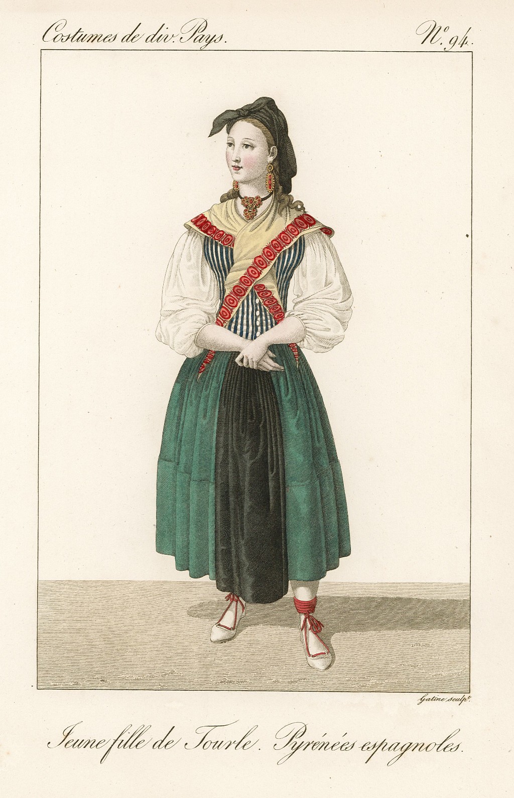 Jeune fille de Tourle. Pirénées espagnoles