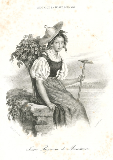 Jeune paysanne de Montreux