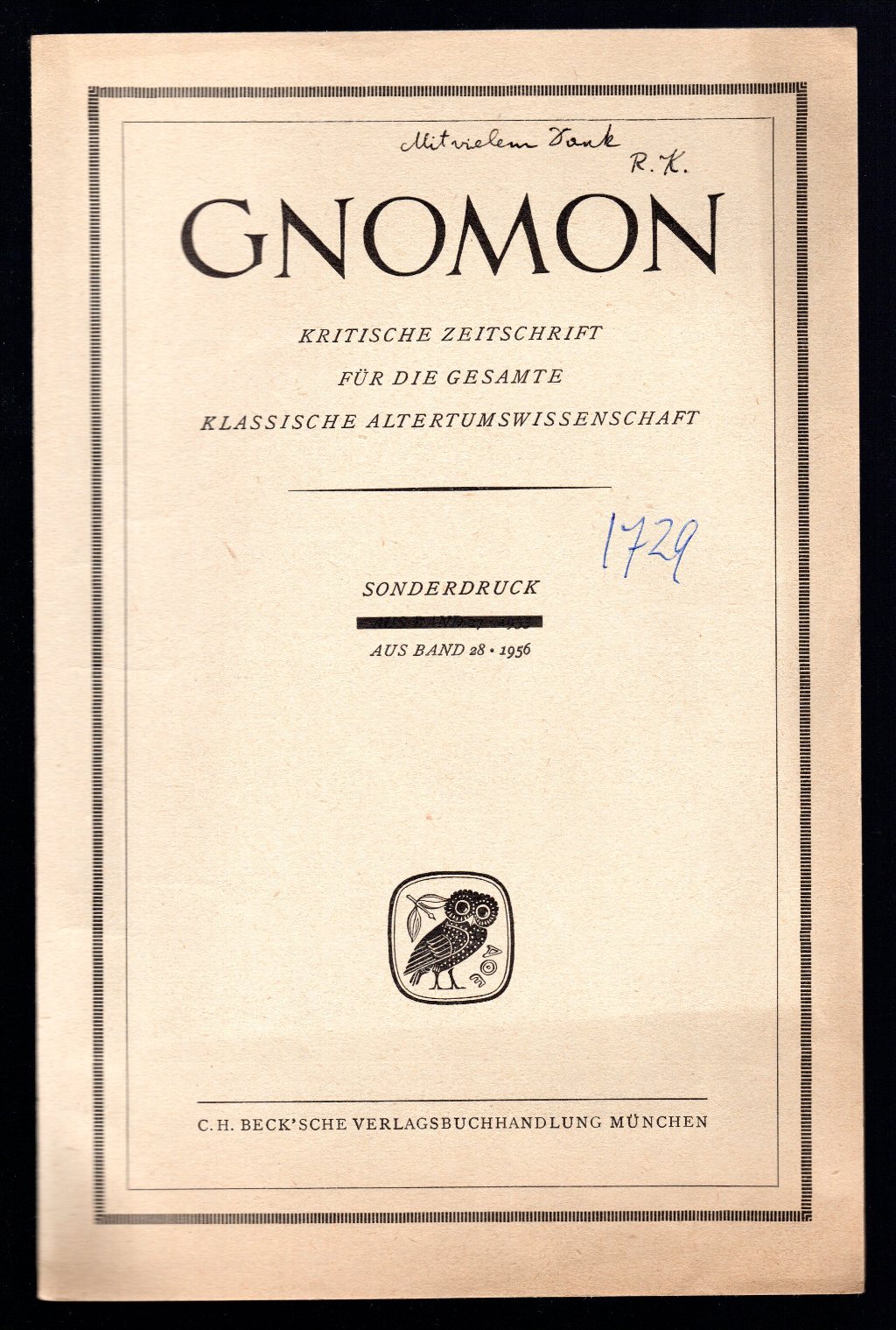 Johannes Chrysostomos, Uber Hoffart ed. Exarchos