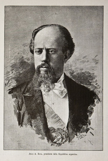 Julio A. Roca, presidente della Repubblica argentina